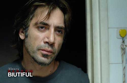 Javier Bardem in the Oscar nominated Biutiful